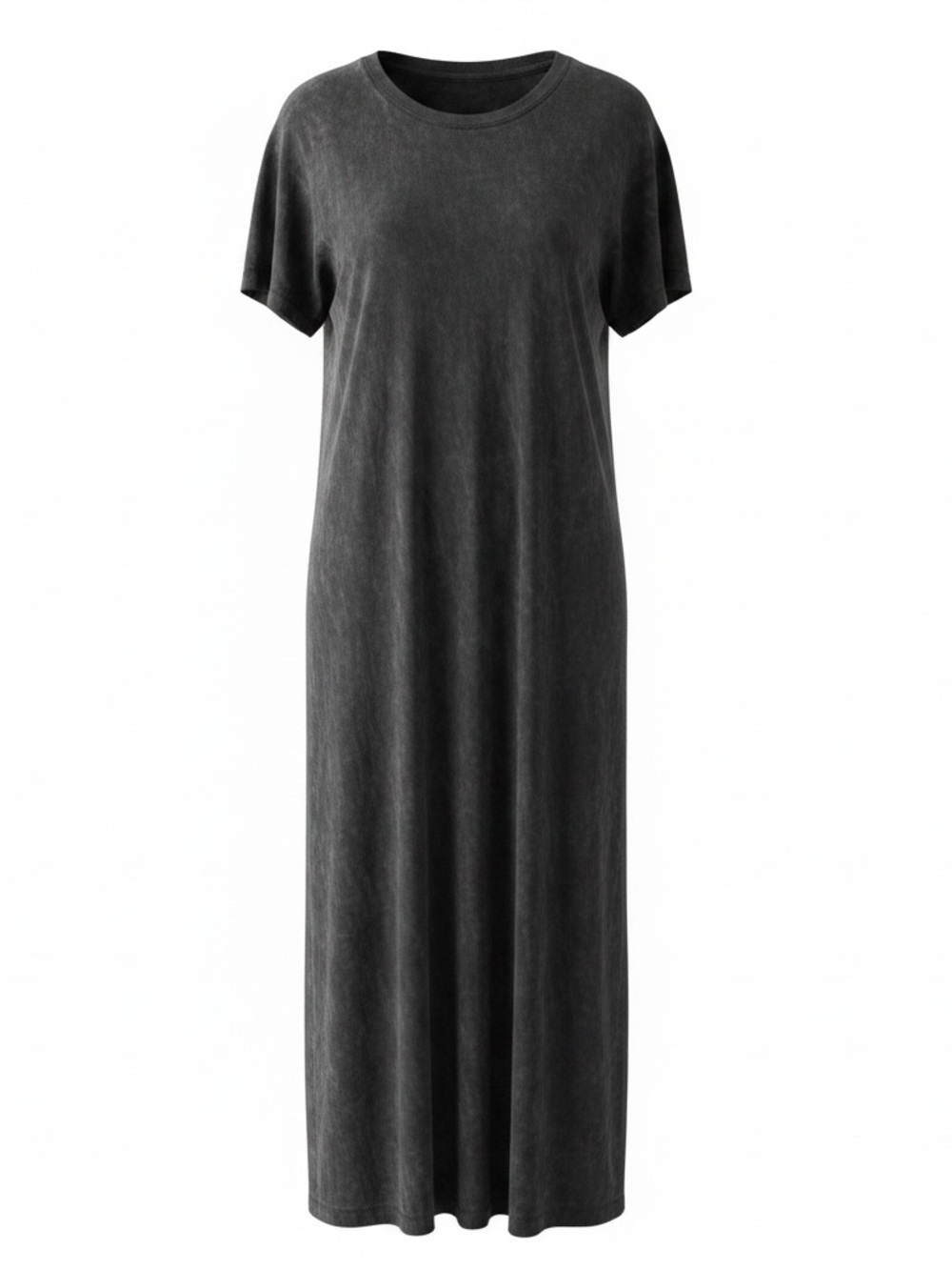 Zutter mineral wash cotton graphic t-shirt maxi dress with a Free Bird graphic - Picture 3 of 5